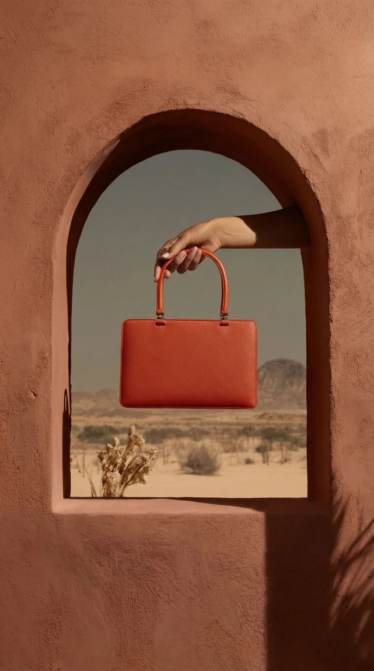 Desert Arch Handbag Elegance